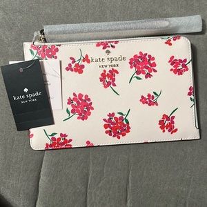 Kate Spade Coastal Floral Wristlet